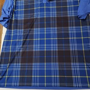 Tattoo Golf Polo Shirt, 4XL Blue and White, Brand New with Tags